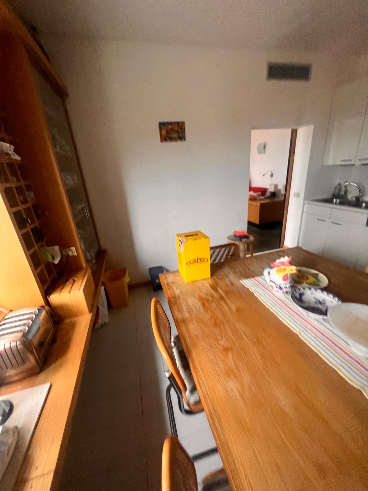 Prima realizzazione all'inizio dei lavori