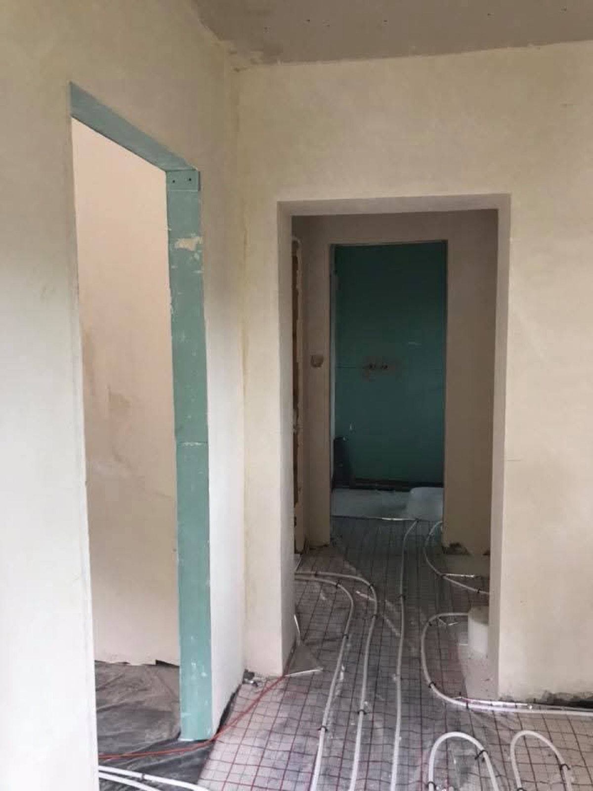 Seconda realizzazione durante i lavori