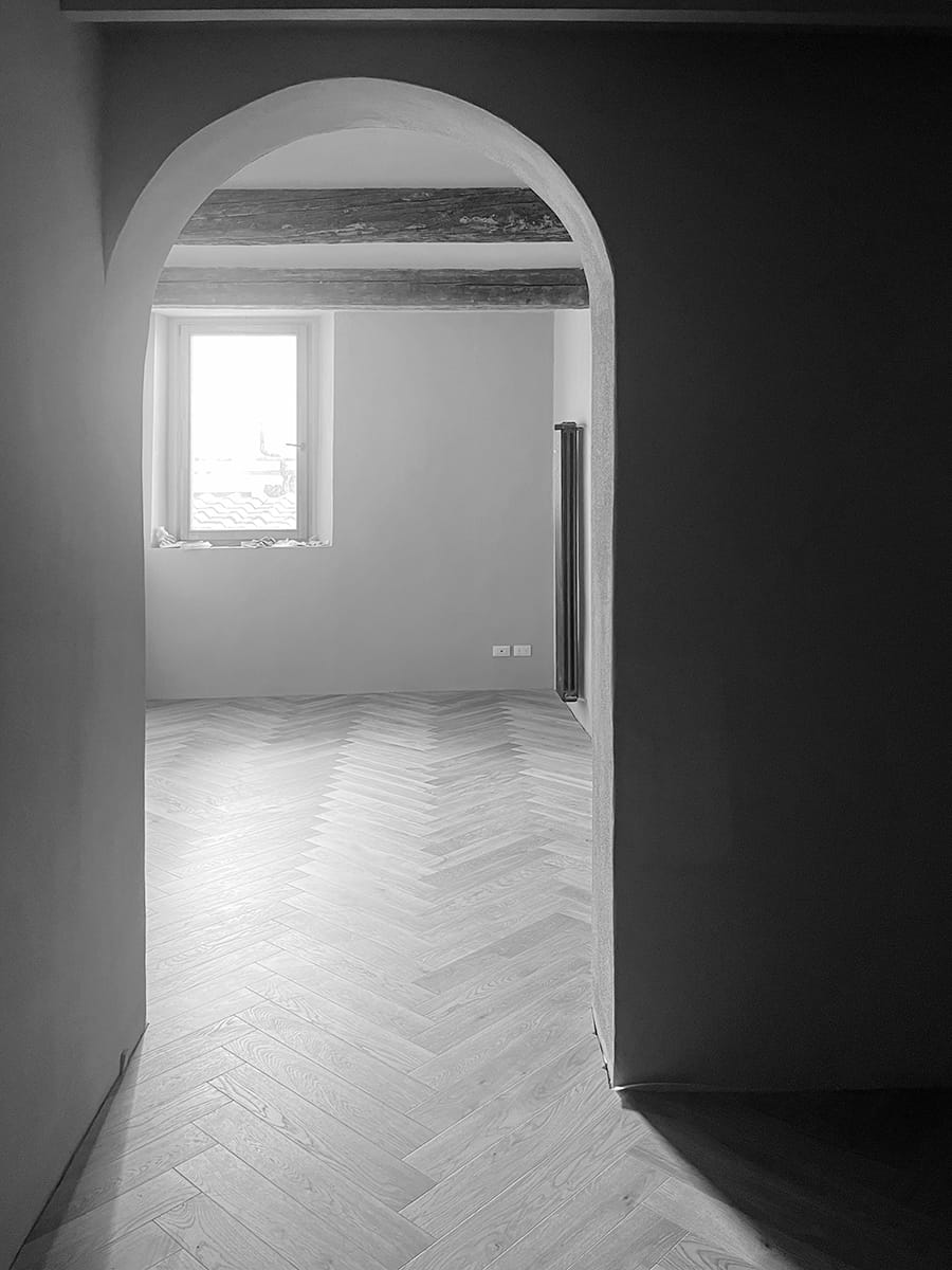 Lavori a Firenze durante la realizzazione